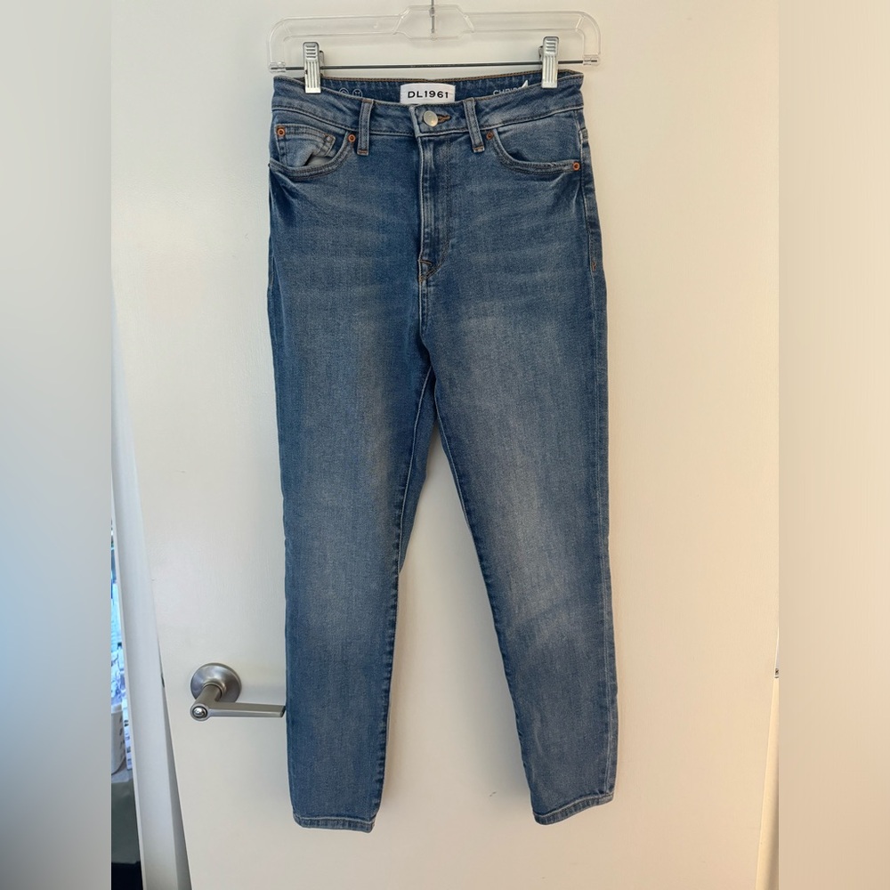 NEW DL1961 Christy Instaslim High Waist Crop Skinny Jeans Overboard